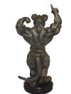 Back view - bodybuilding figurine