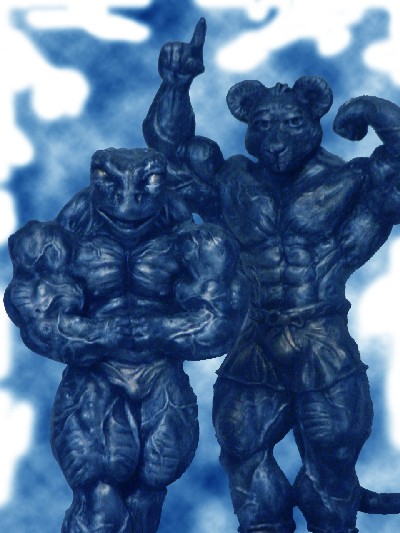 Ironbodies bodybuilding figurines