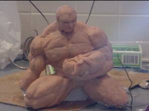 Sculpting - front view