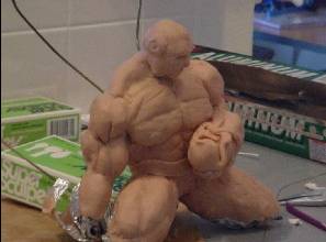 Sculpting - right side view
