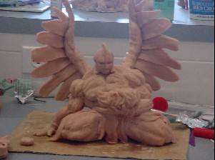 Sculpting - Additional wing detail